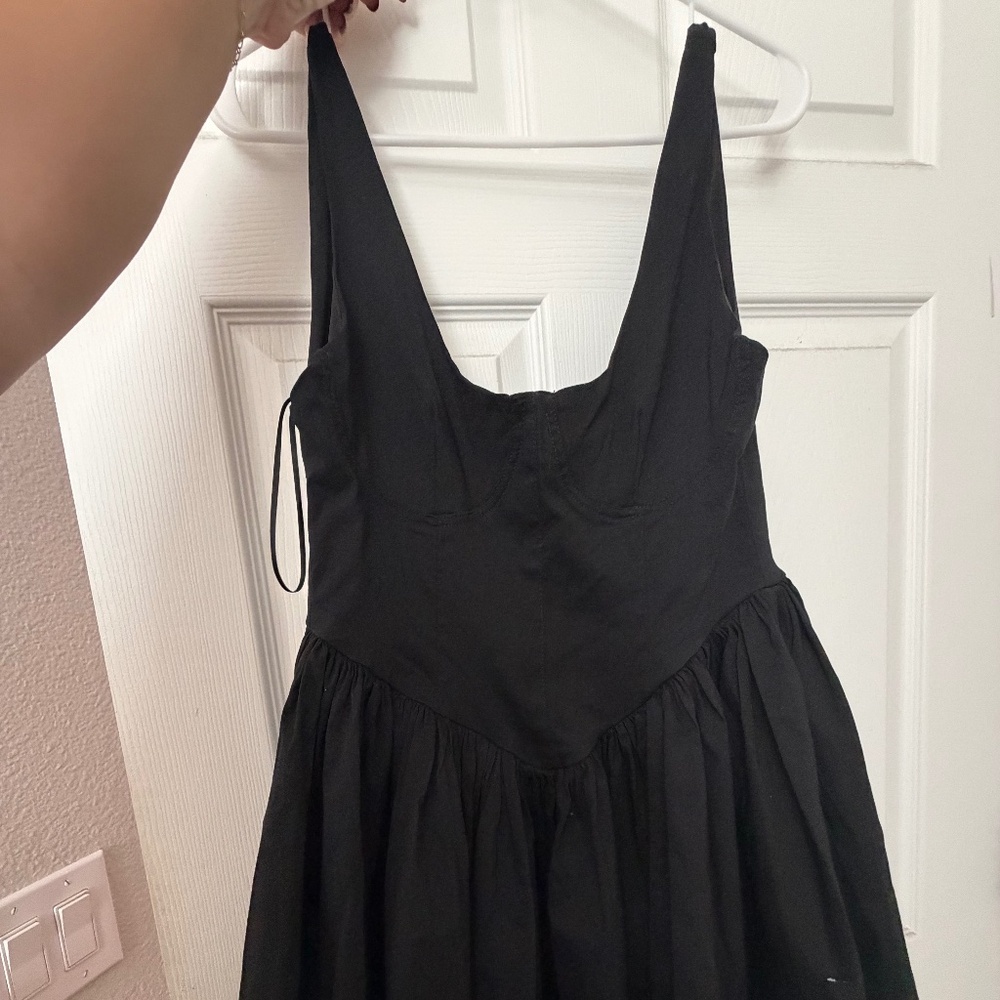 12th Tribe Black Mini Dress